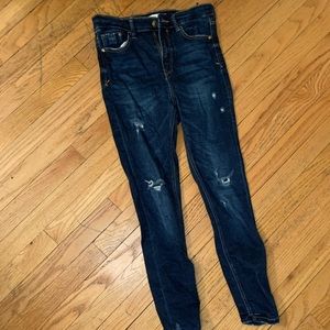 🌟SALE🌟Stradivarius Super High Waist Skinny Jeans